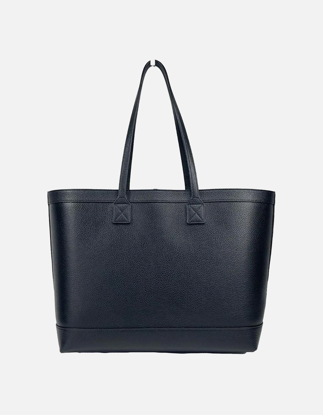 Medium Leather Tote with Gold Hardware Women - Black Tote Bags