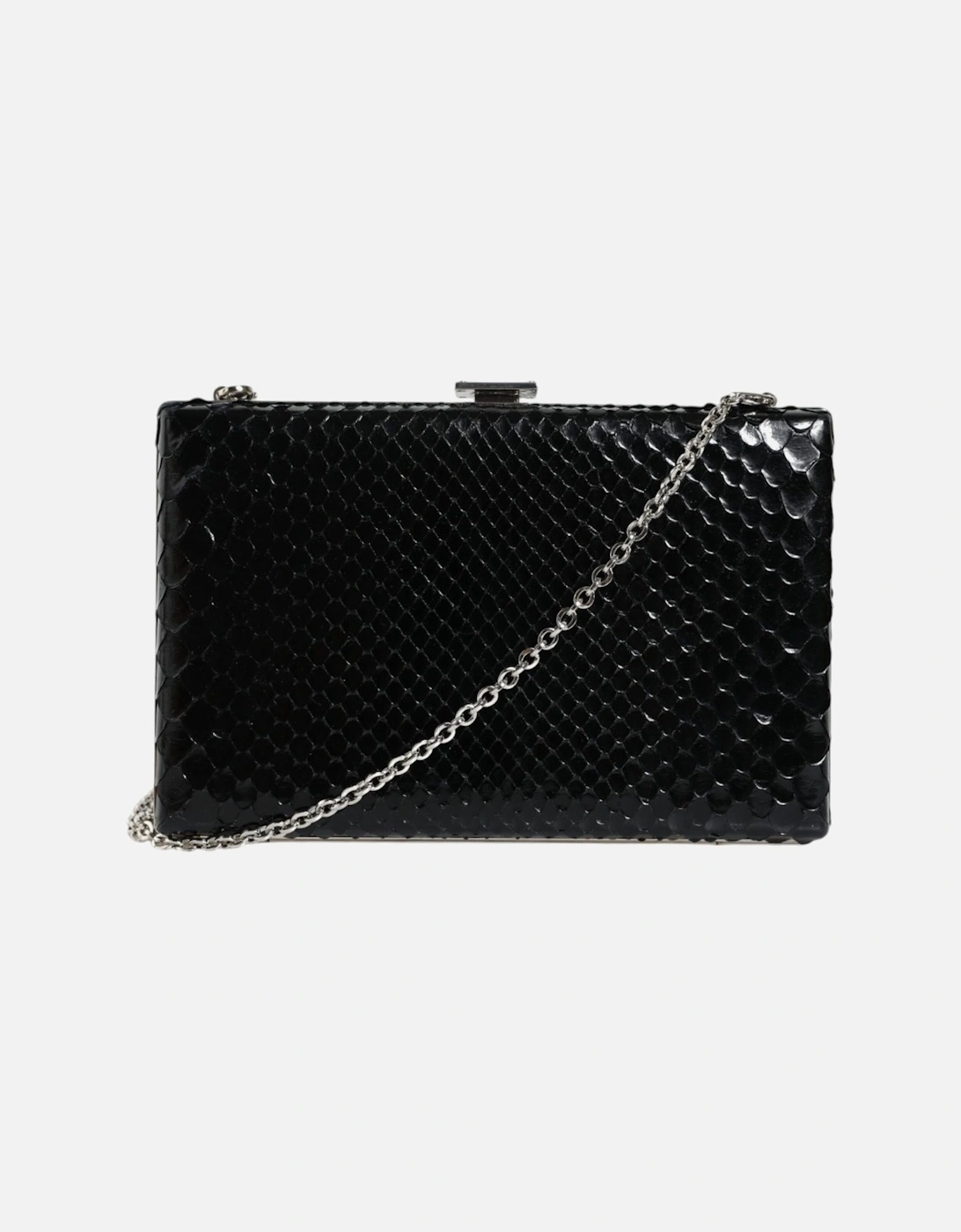 Python Leather Mini Crossbody Clutch Wallet Women - Black Crossbody, 7 of 6