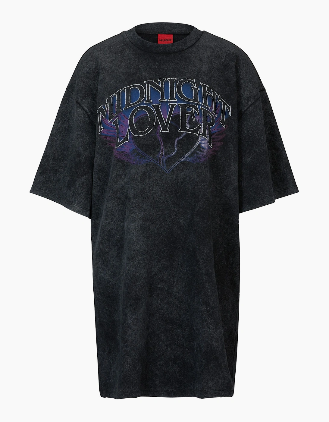 Hugo Boss Women's Nelaja Cotton Jersey T-Shirt Dress - Black - Size: 10