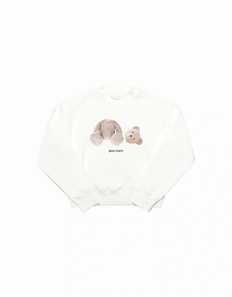 Juniors Bear Crewneck Sweatshirt