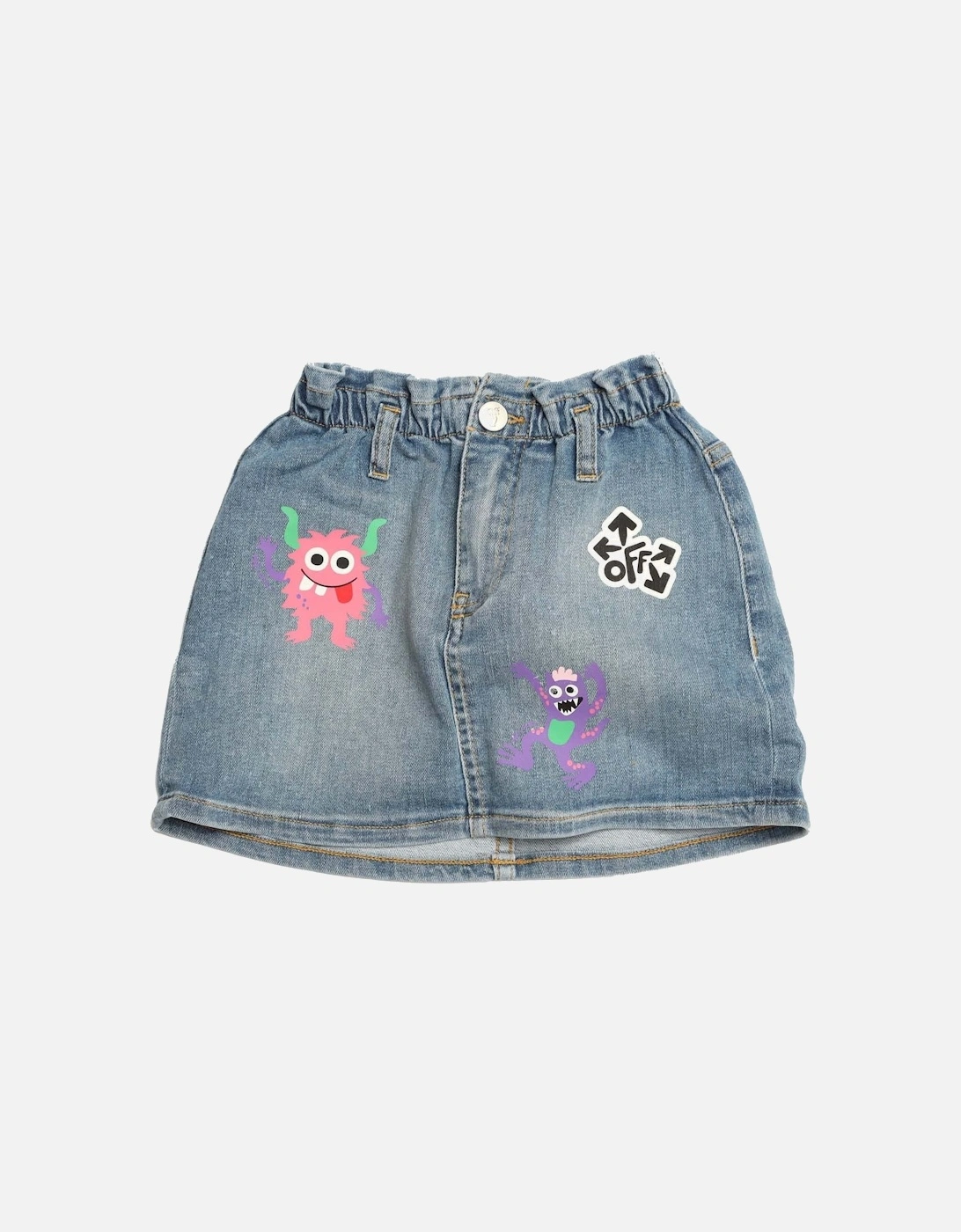 Juniors Monster Denim Skirt, 3 of 2