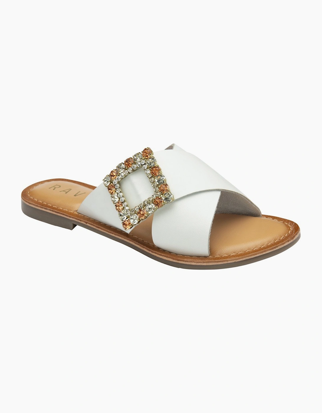 Ravel Women's Polmont II Womens Sandals - White - Size: 7