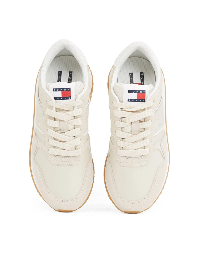 Eva Retro Runner Trainers - White