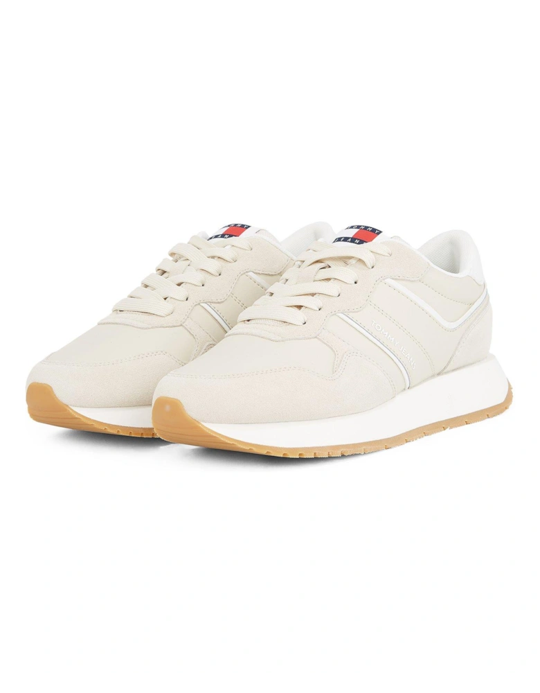 Eva Retro Runner Trainers - White