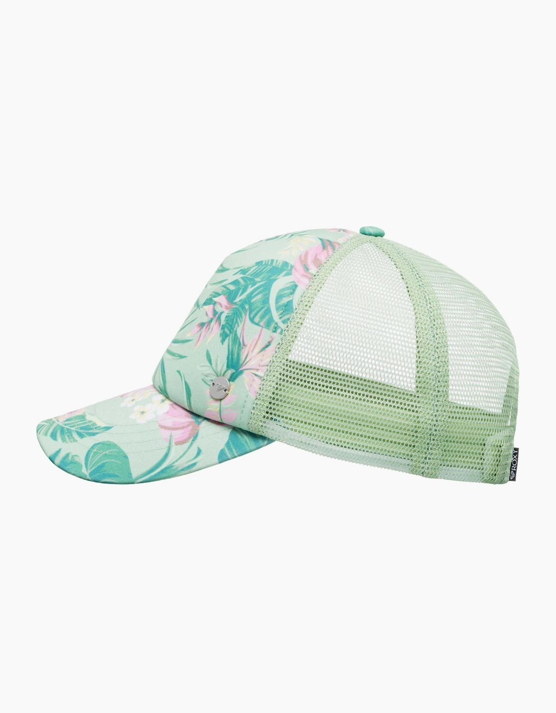 Women's Roxy Womens Into The Sun Trucker Cap - Foam Green Coastal Breeze - Size: ONE size