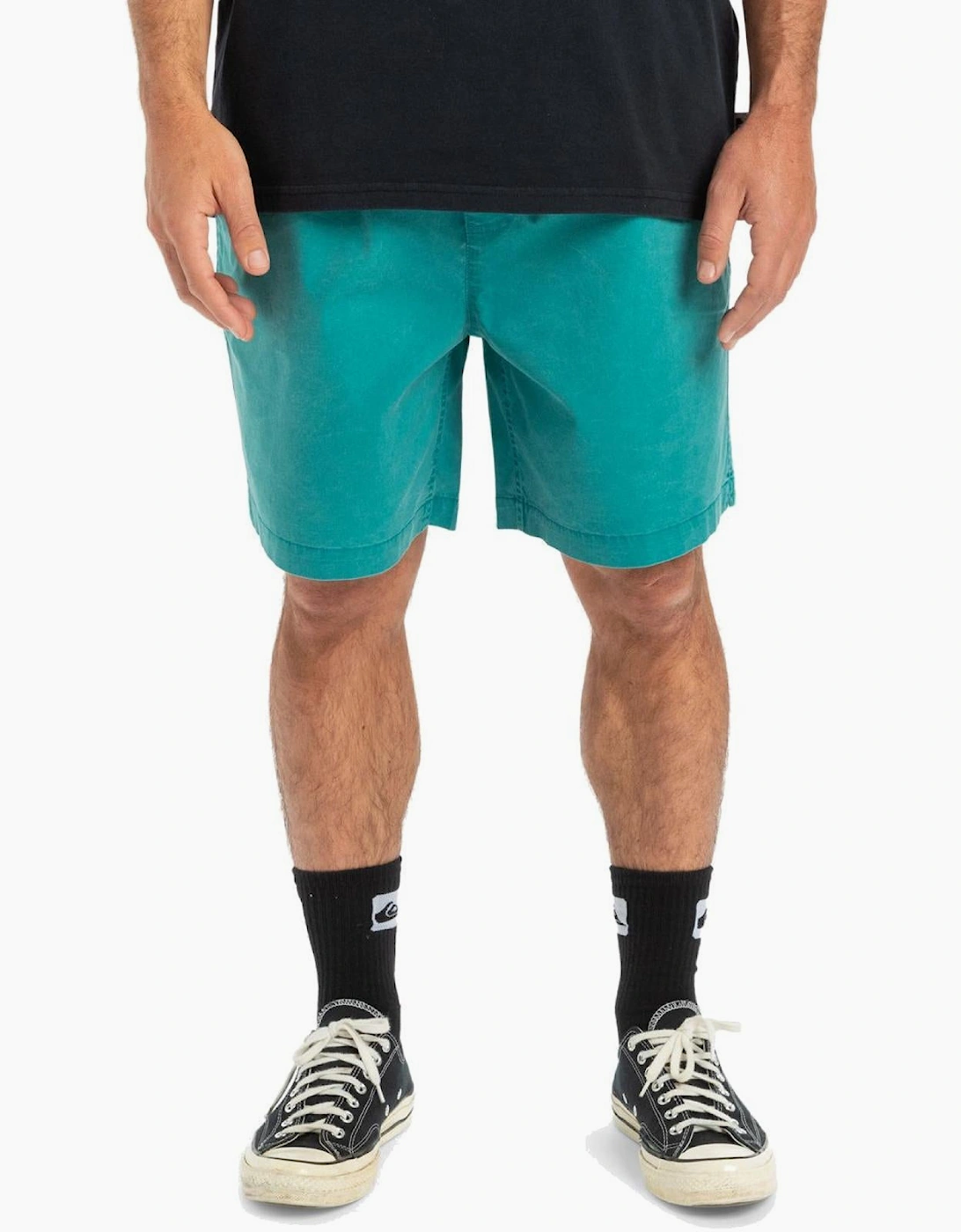 Quiksilver Men's Blue Taxer 18" Sweat Shorts  33/32/32 M