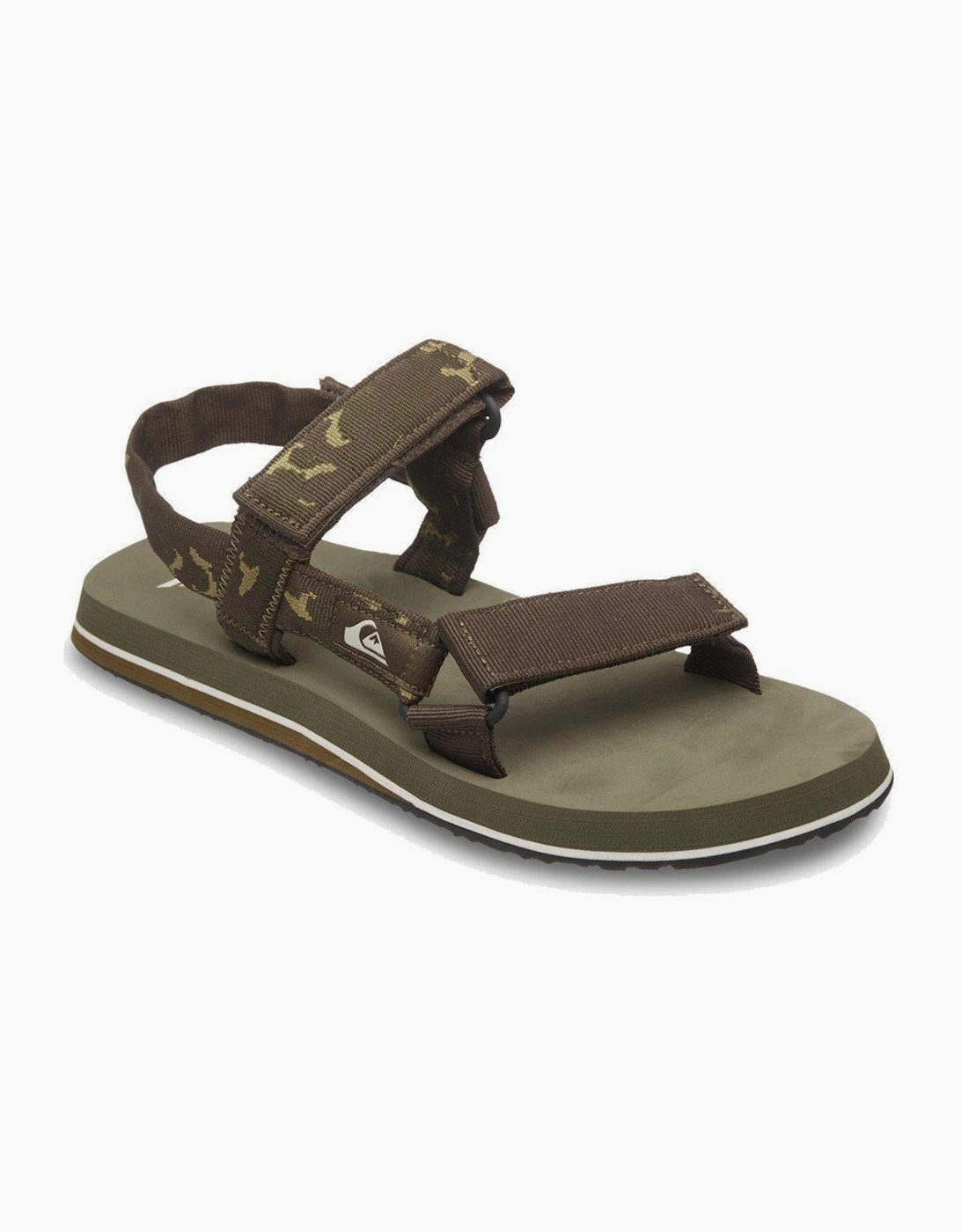 Men's Quiksilver Mens Monkey Caged Flip Flops - Green/Multi - Size: 12