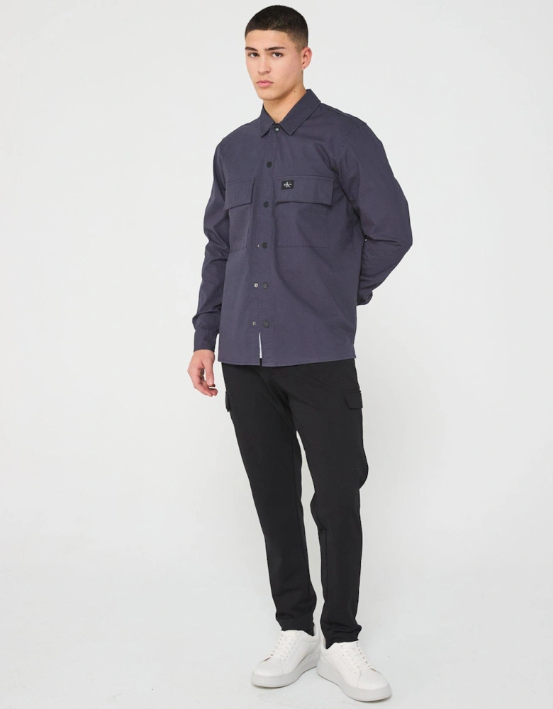 Double Pocket Overshirt - Navy