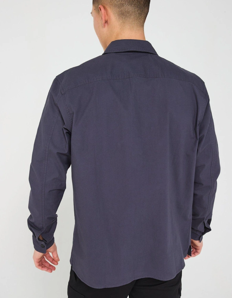 Double Pocket Overshirt - Navy