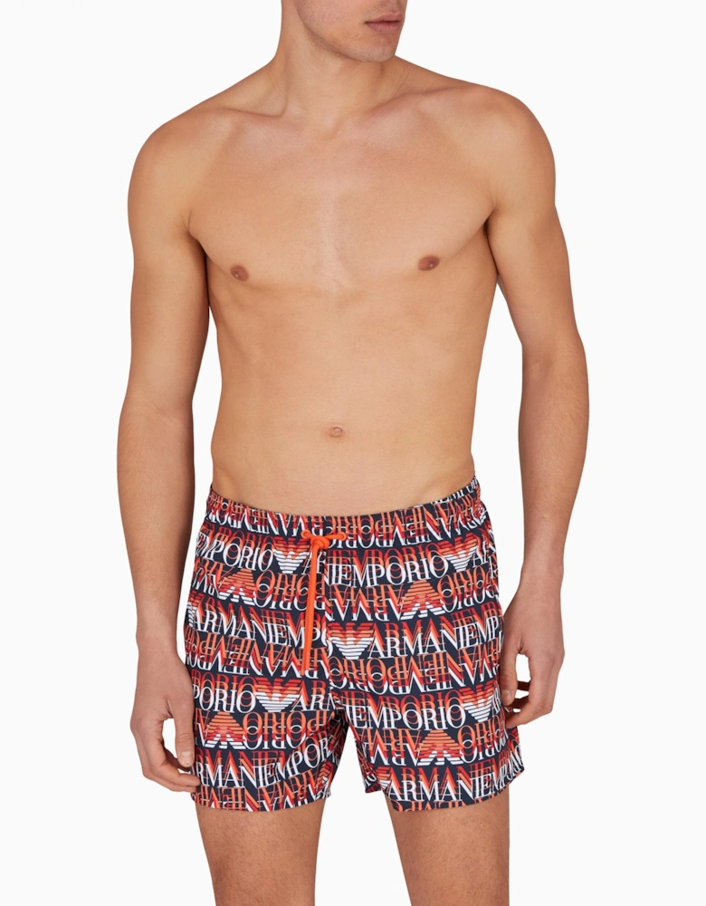 Large Logo Beach Shorts