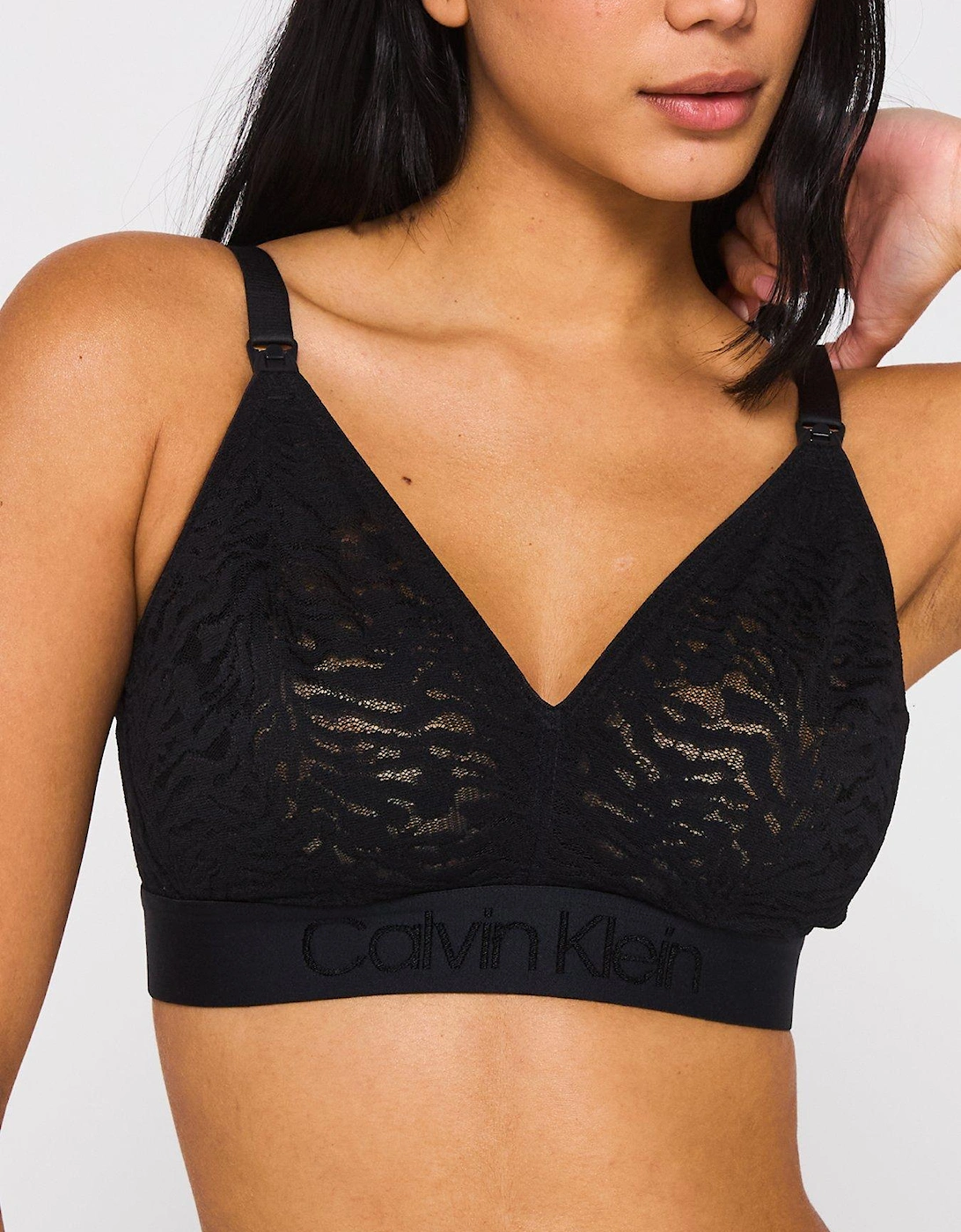 Intrinsic Unlined Maternity Bralette - Black