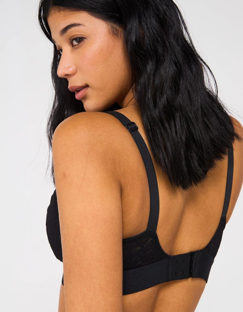 Intrinsic Unlined Maternity Bralette - Black