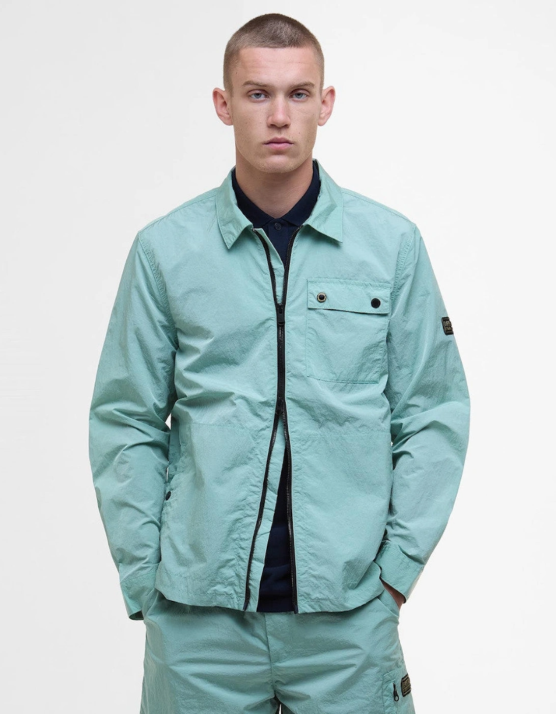 Inline Overshirt GN11  Granite Green