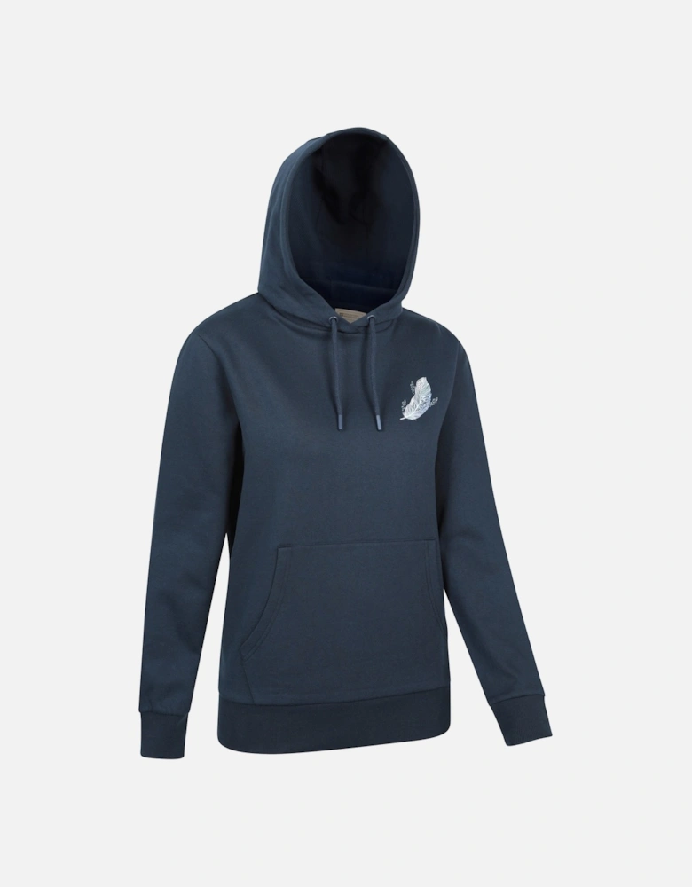 Womens/Ladies Floating Feather Hoodie