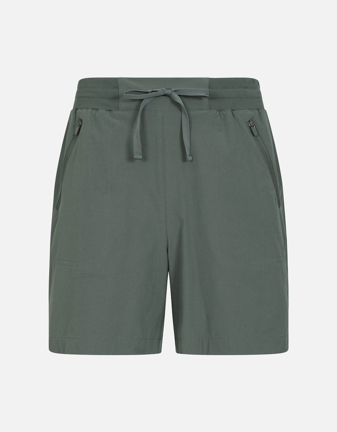 Mountain Warehouse Women's Green / Explorer Shorts - : 16/32In Size 16 Uk