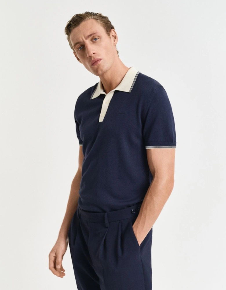 Mens Modal Blend Short Sleeve Polo