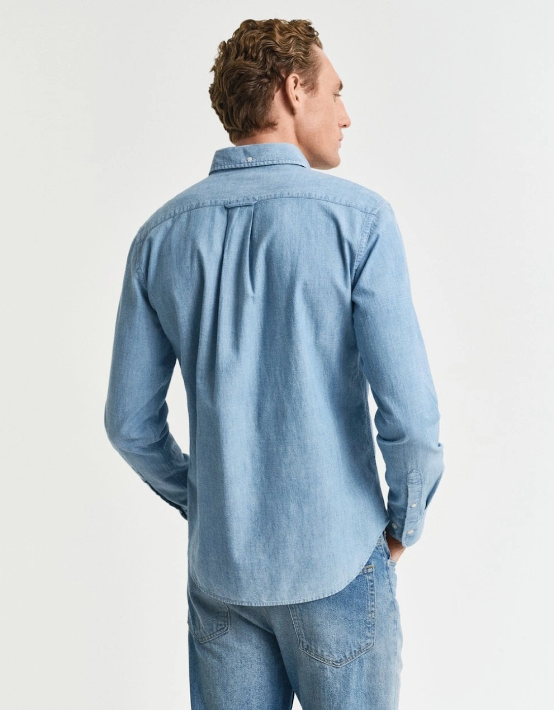 Mens Regular Fit Chambray Shirt