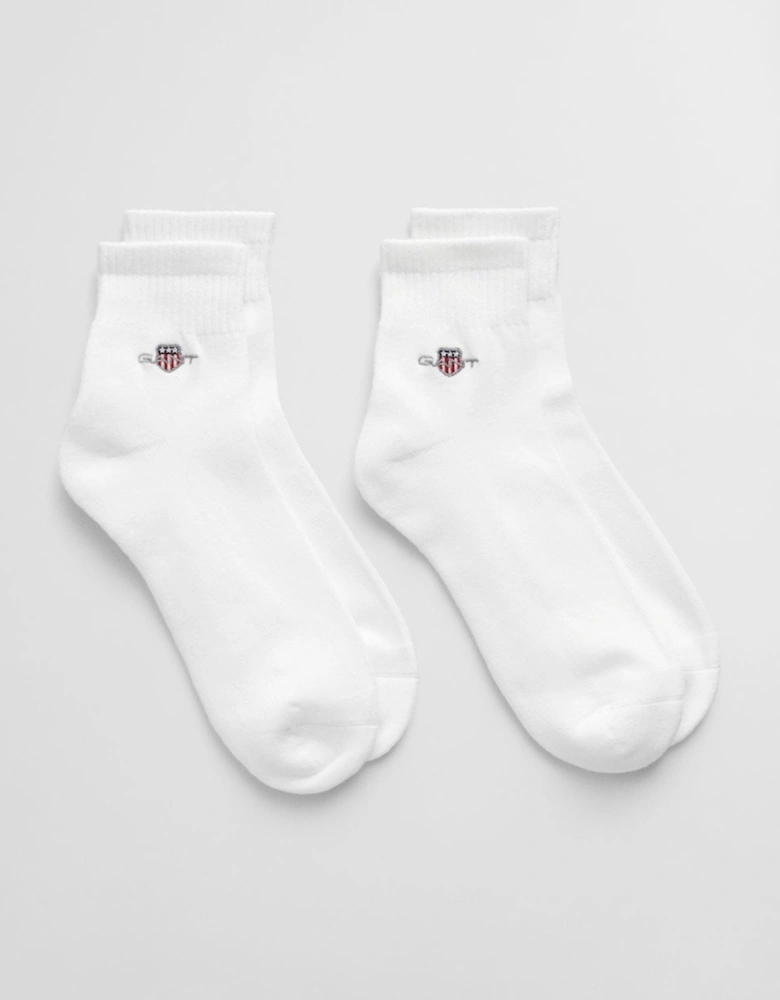 Mens Shield Ankle Sport Socks 2-Pack