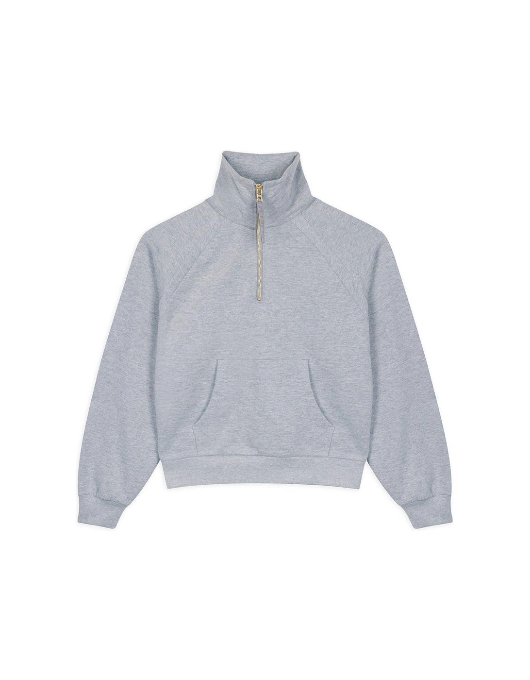 Quarter Zip Sweatshirt - Grey, 2 of 1