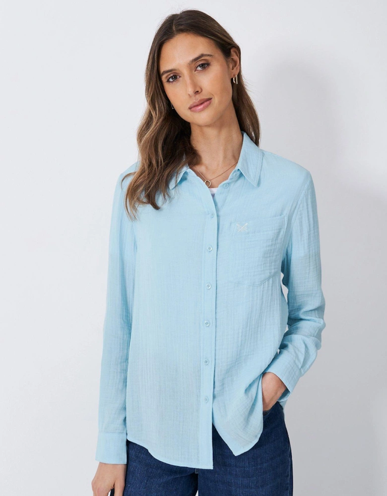 Harlie Relaxed Shirt - Blue