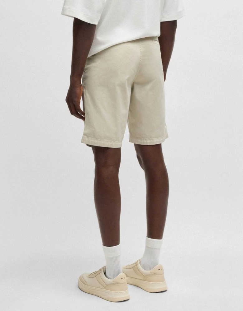 BOSS Orange Mens Slim Fit Chino Shorts in Stretch Cotton Twill