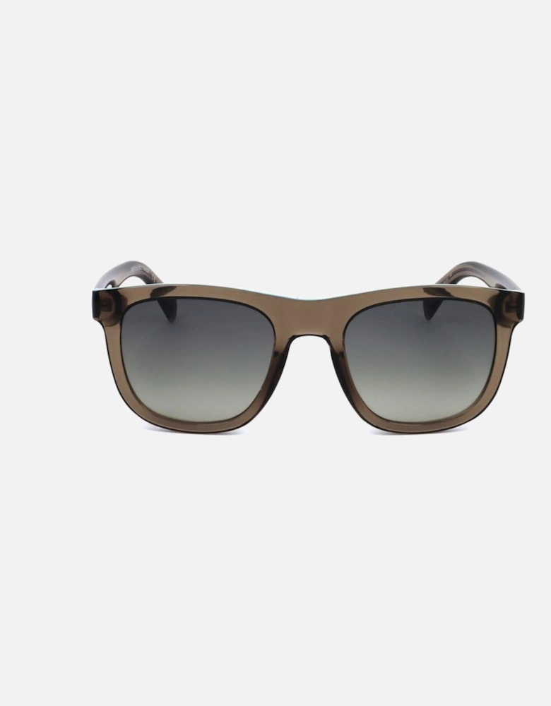 Resin Sunglasses with Grey Lenses Unisex - Brown
