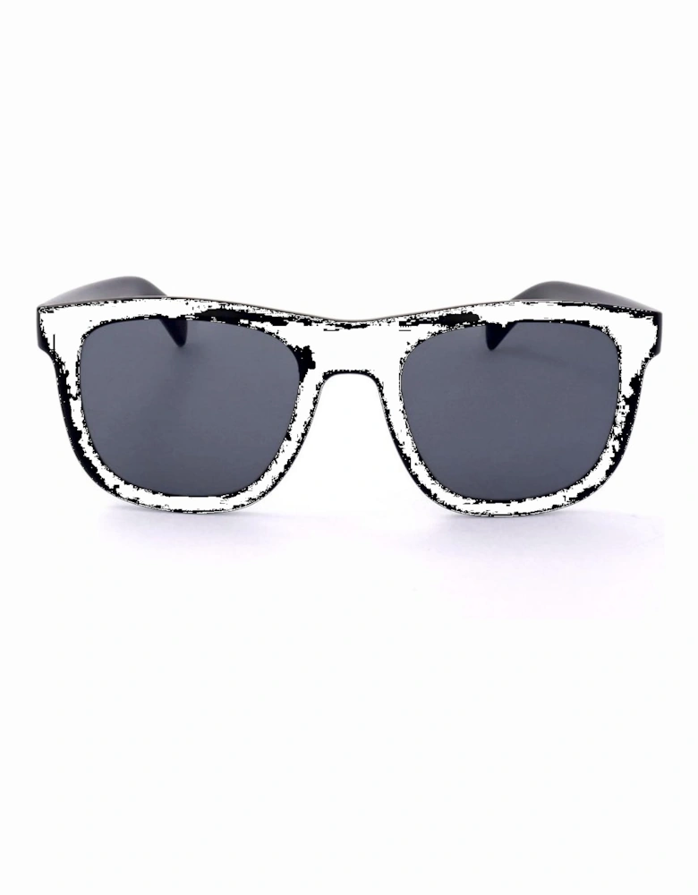 Resin Sunglasses with Grey Lenses Unisex - Brown