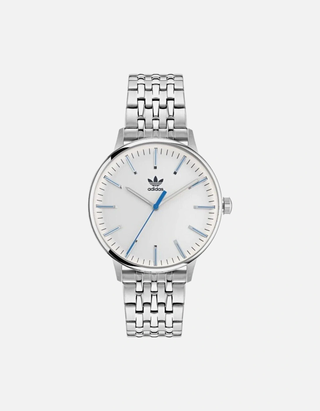 Stainless Steel Quartz Analog Watch Unisex - Gray Unisex Watches, 4 of 3
