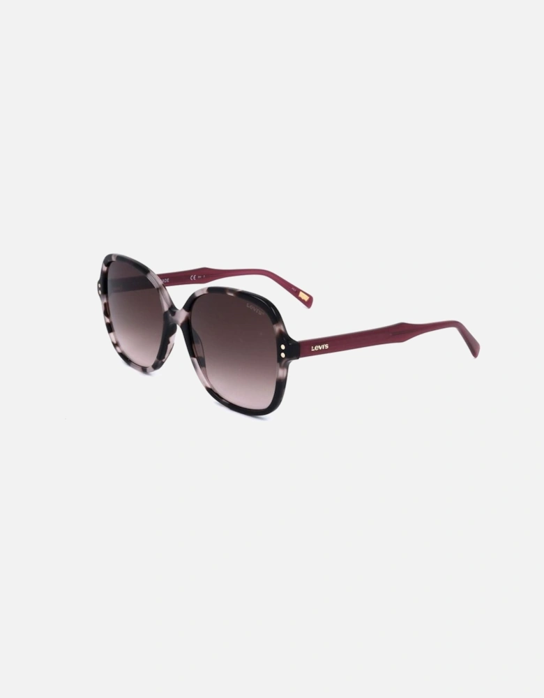 Stainless Steel Cat Eye Sunglasses Women - Black