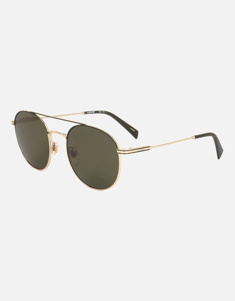 Stainless Steel Sunglasses with Brown Lenses Unisex - Gray