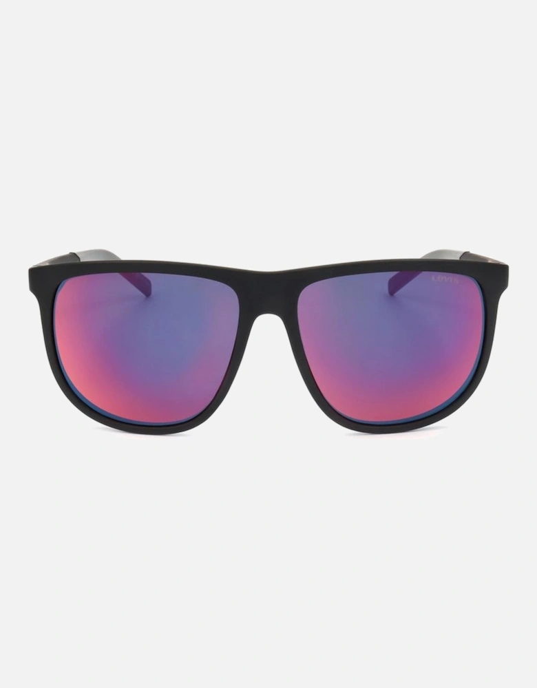 Multicolored Resin Sunglasses Unisex - Blue