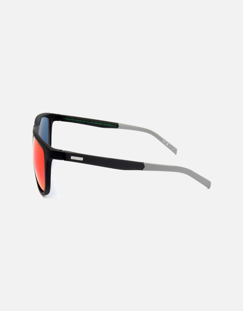 Multicolored Resin Sunglasses Unisex - Blue