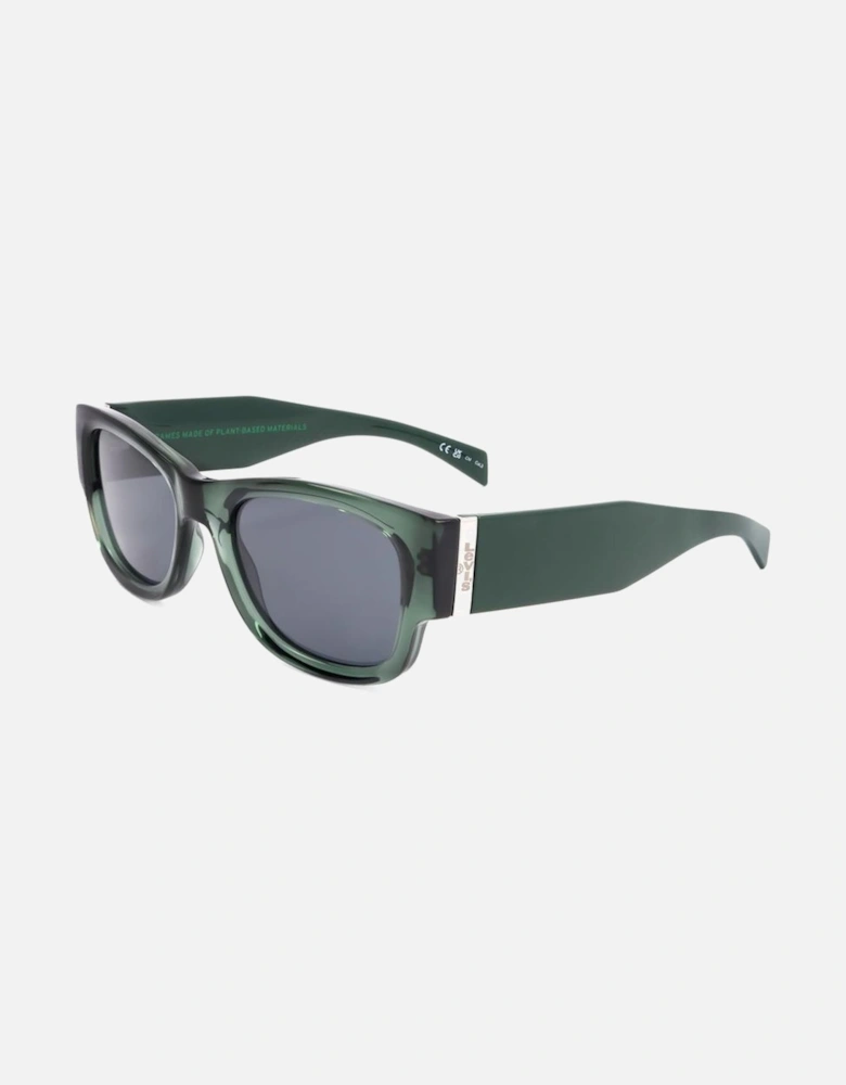 Resin Sunglasses with Grey Lenses Unisex - Brown