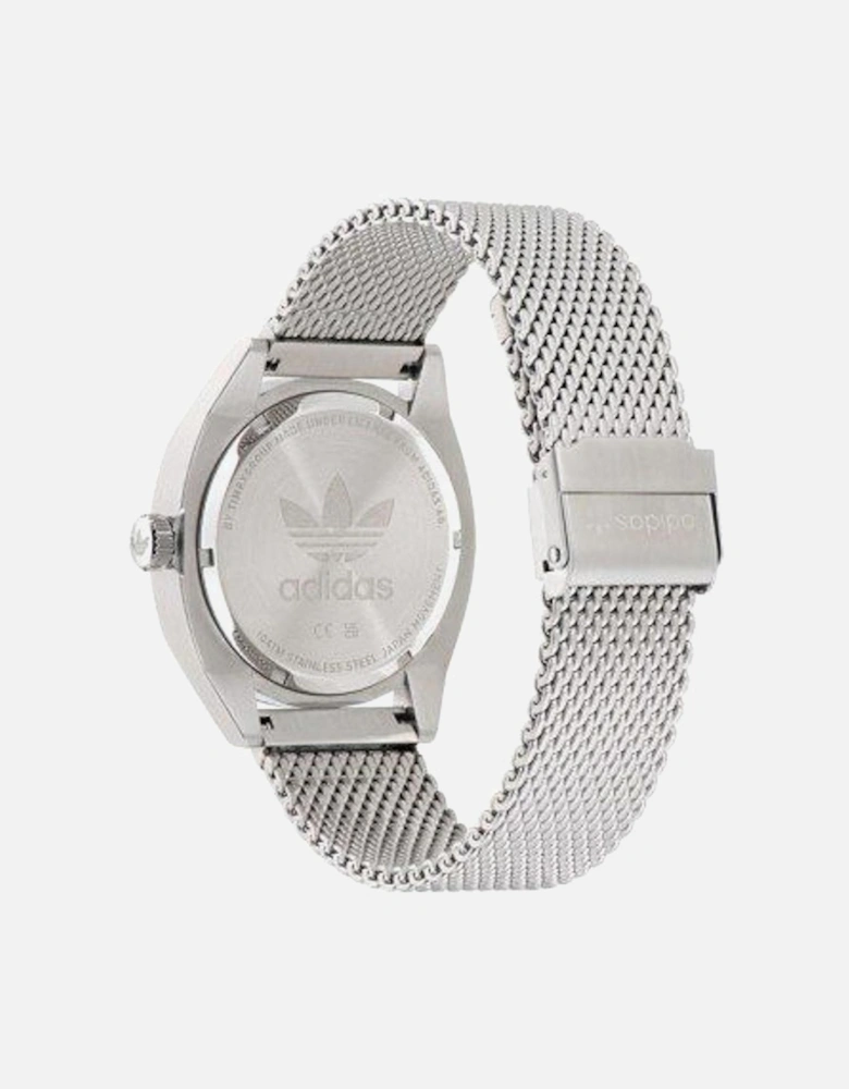 Quartz Stainless Steel Analog Watch with Pressure Closure Unisex -