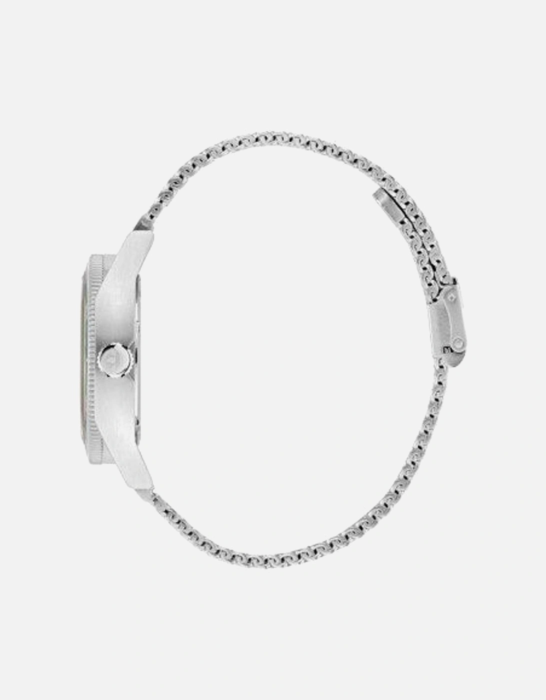 Quartz Stainless Steel Analog Watch with Pressure Closure Unisex -
