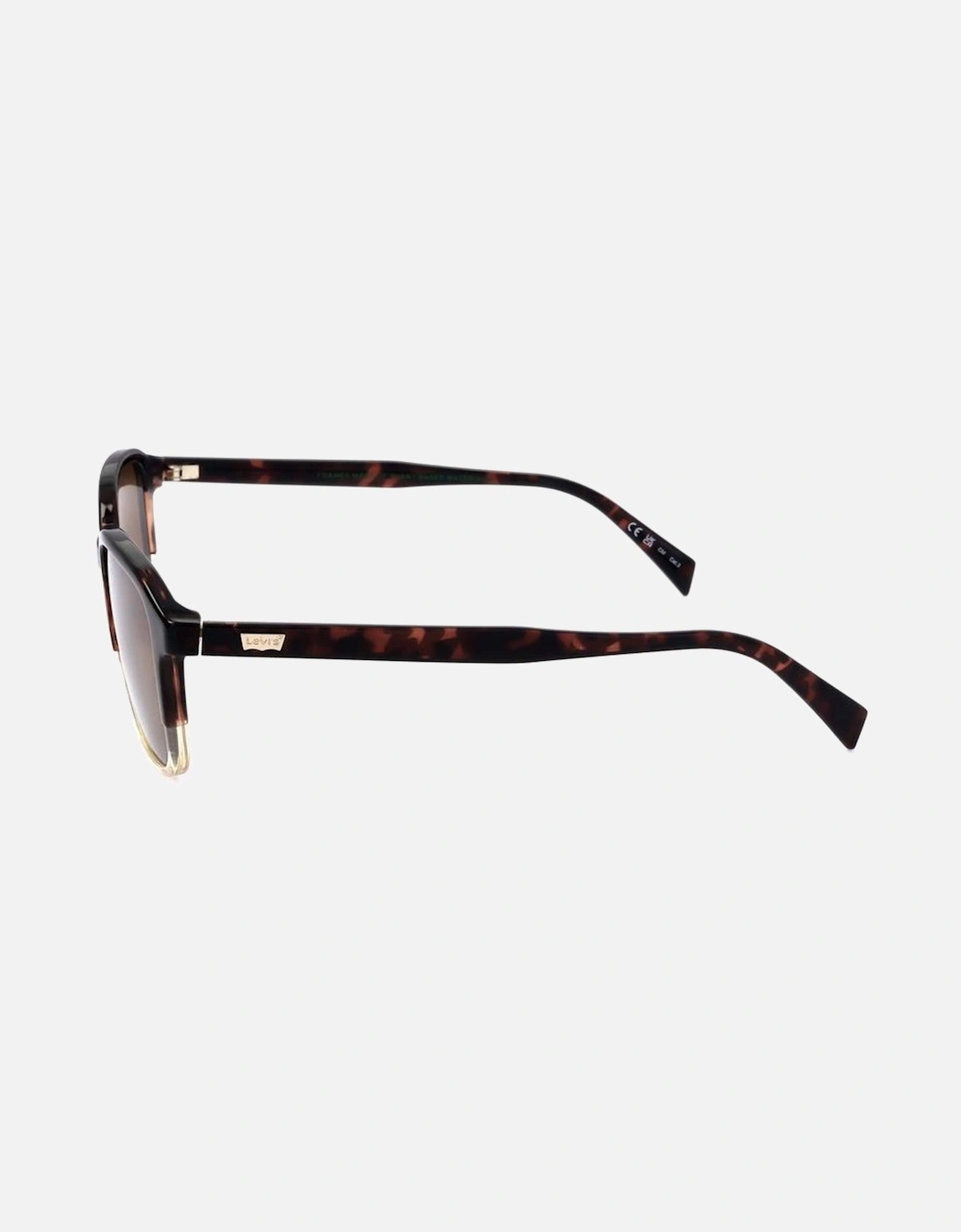 Resin Sunglasses with Brown Category 3 Lens Unisex - Black