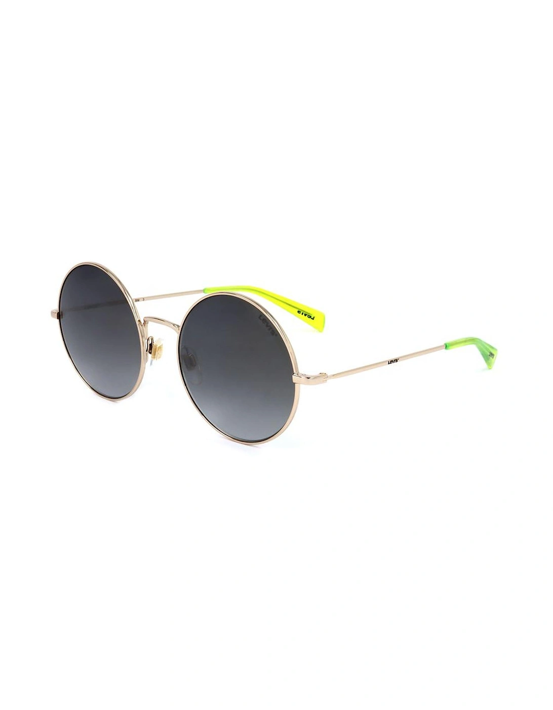 Stainless Steel Sunglasses with Grey Lenses Women - Gold, 4 of 3