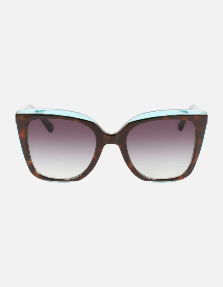Acetate Cat-Eye Sunglasses Women - Beige