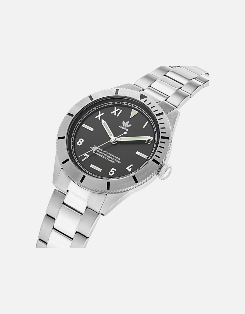 Stainless Steel Quartz Analog Watch Unisex - Gray Unisex Watches