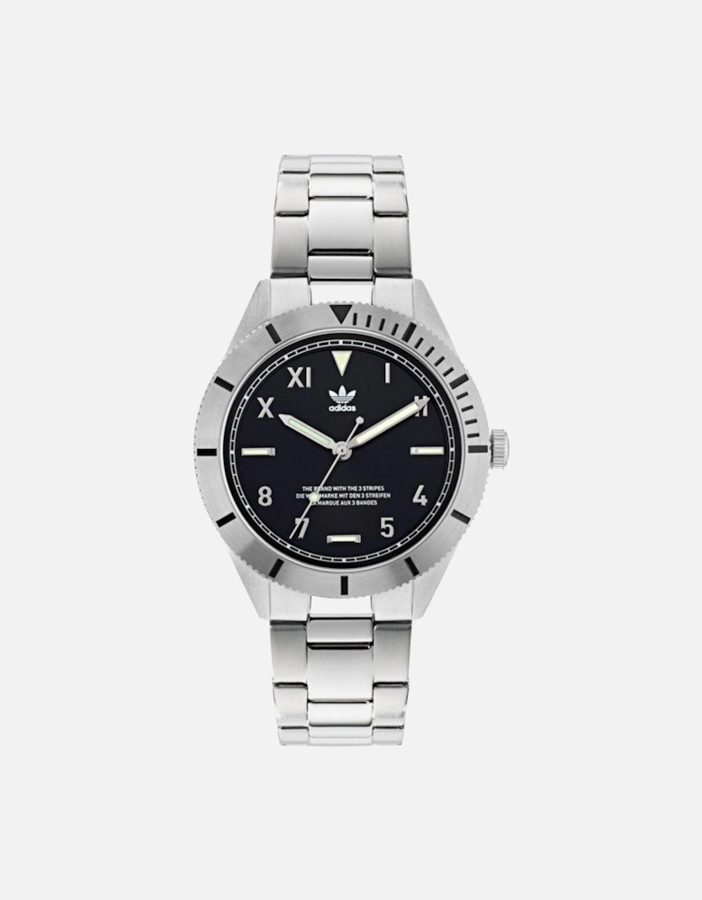 Stainless Steel Quartz Analog Watch Unisex - Gray Unisex Watches