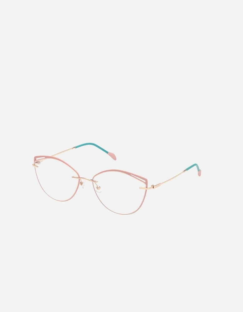 Metal Frame Cat-Eye Glasses Women - Multicolor