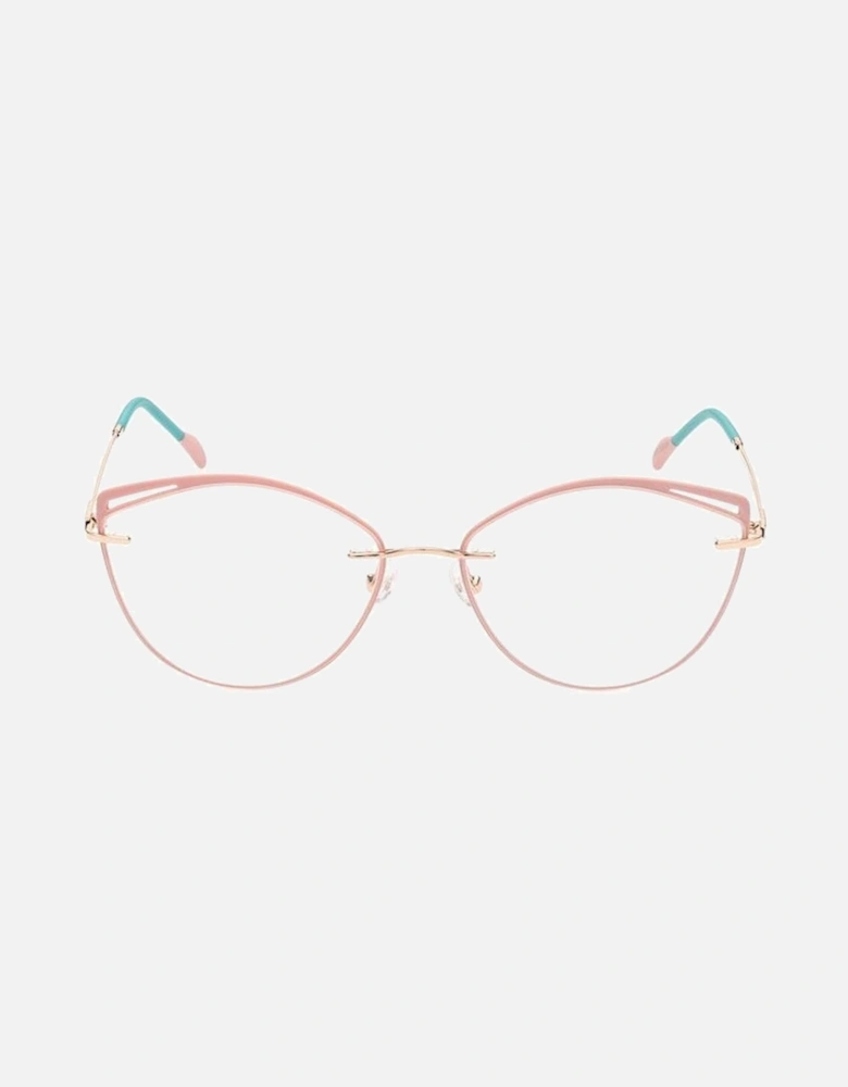 Metal Frame Cat-Eye Glasses Women - Multicolor