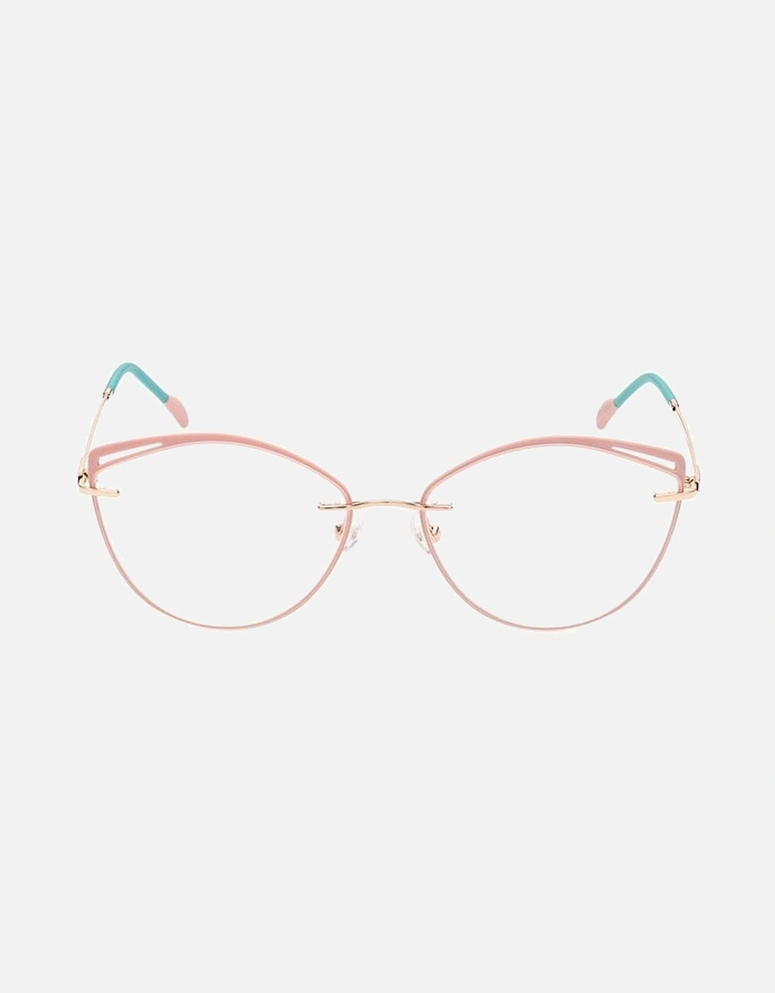 Metal Frame Cat-Eye Glasses Women - Multicolor