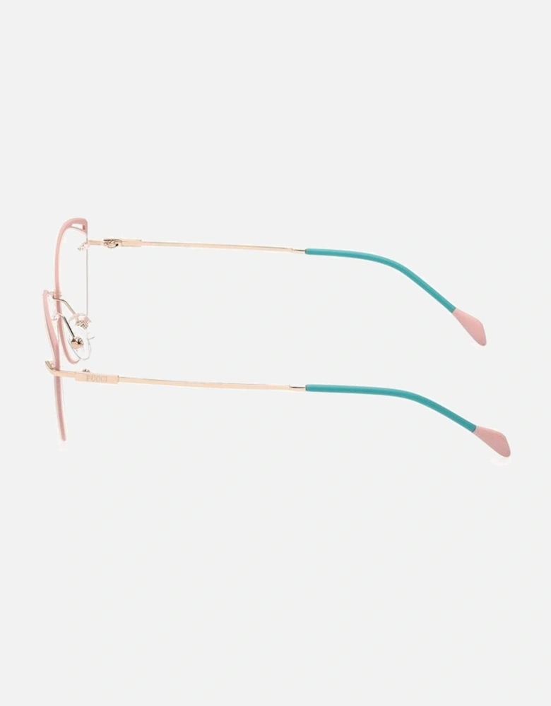 Metal Frame Cat-Eye Glasses Women - Multicolor
