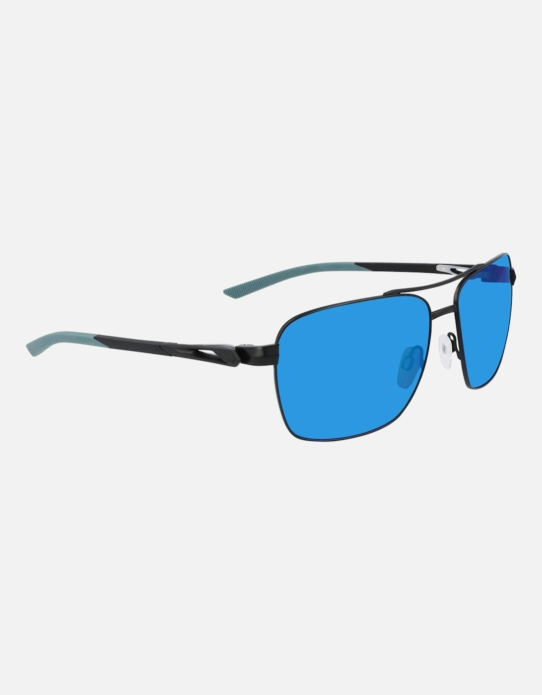 Polarized Metal Frame Sunglasses Unisex - Black