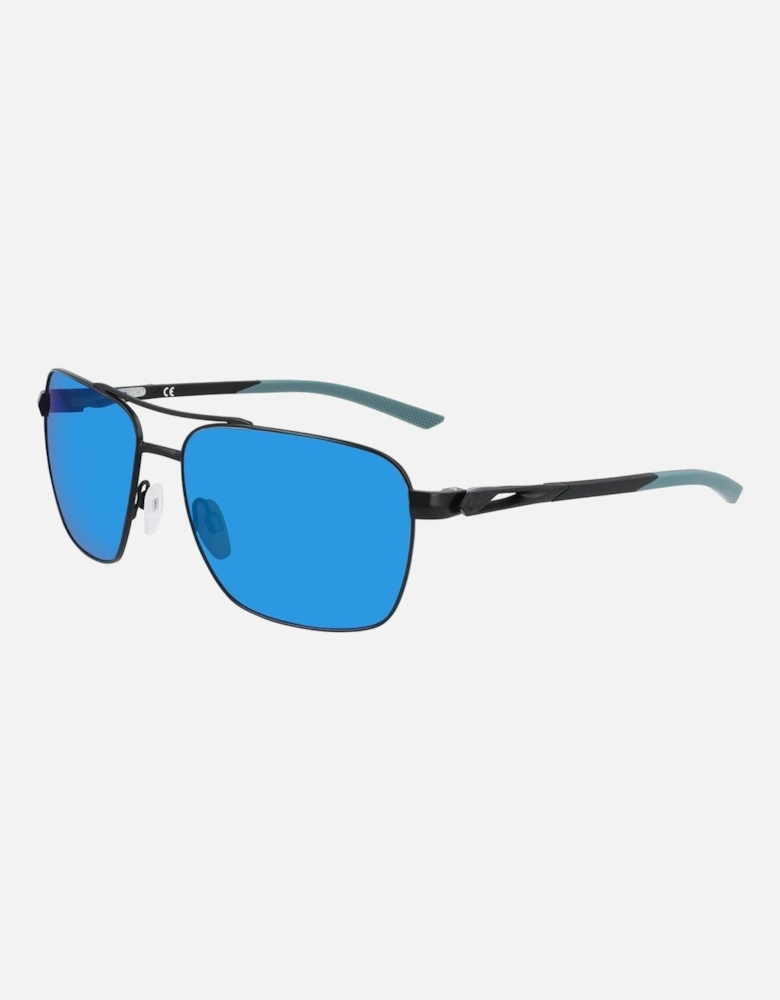 Polarized Metal Frame Sunglasses Unisex - Black