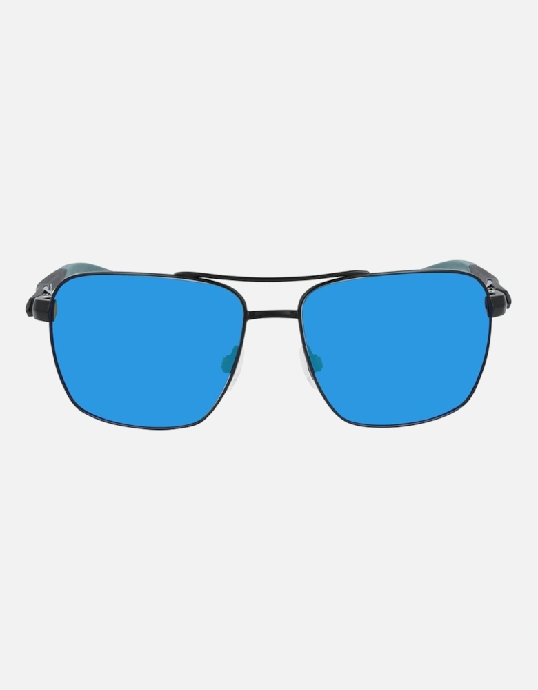 Polarized Metal Frame Sunglasses Unisex - Black