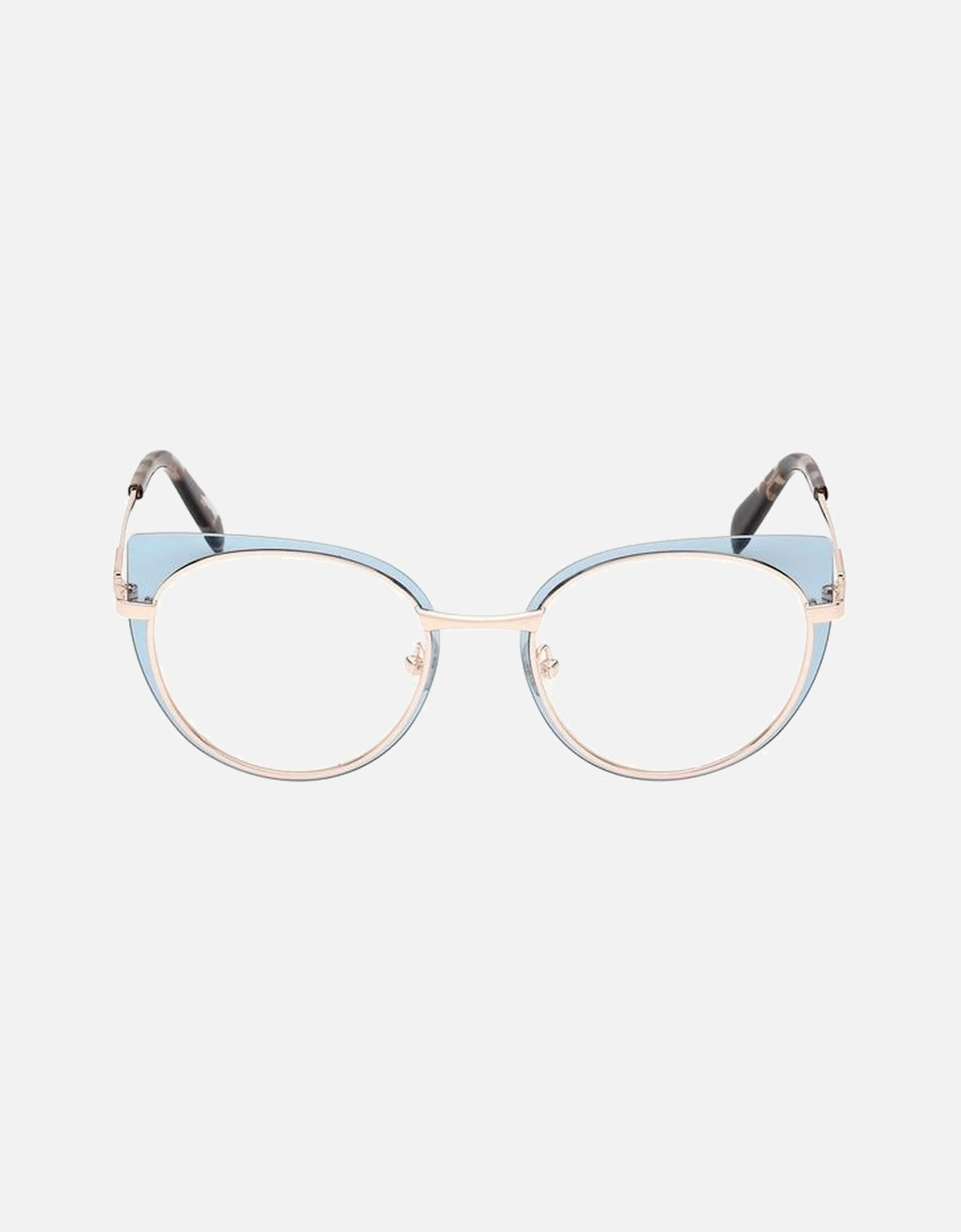 Metal Frame Glasses Women - Blue