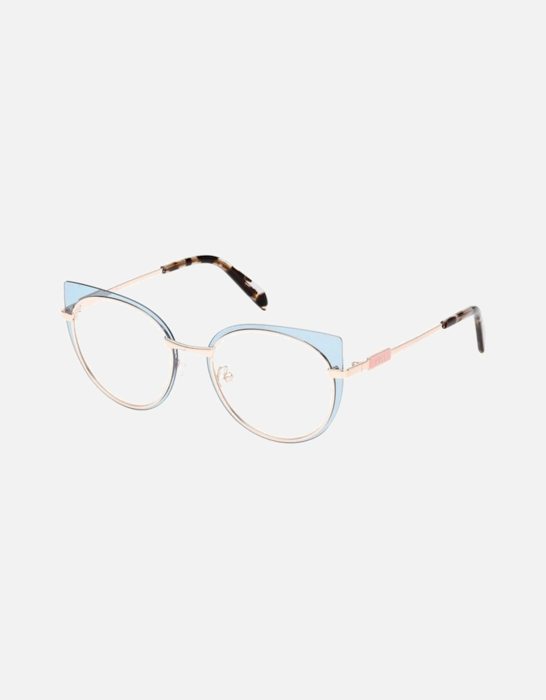 Metal Frame Glasses Women - Blue
