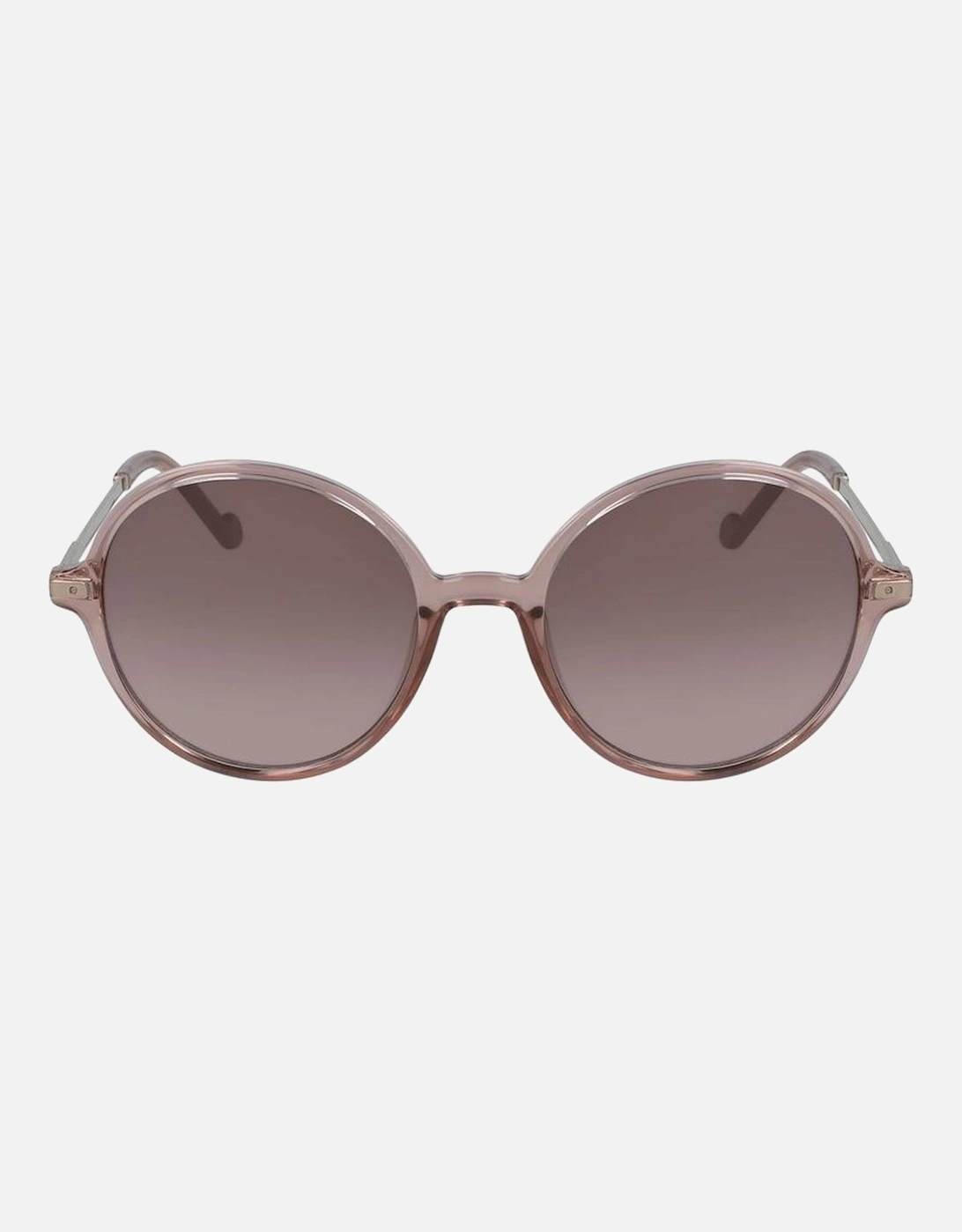Injected Sunglasses with Brown Lenses Women - Red
